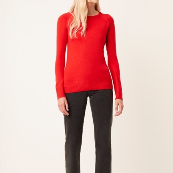 French Connection Red Crewneck Sweater - Picture 5 of 5